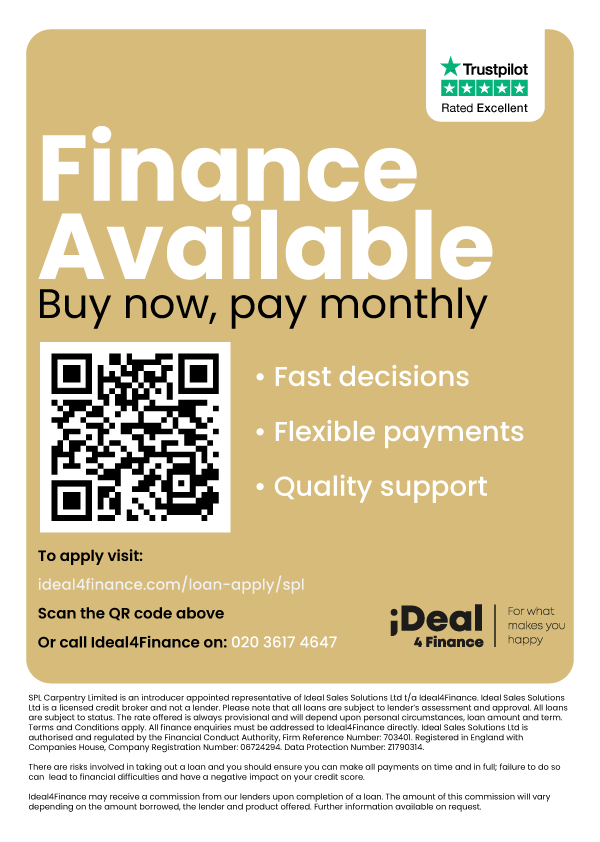 Finance Options - SPL Carpentry